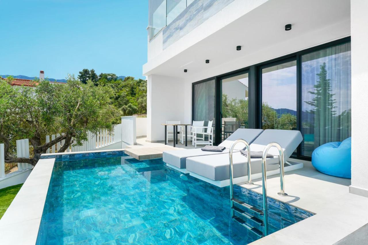 Mythodea Prive Luxury Suites Khrysi Ammoudia Eksteriør bilde
