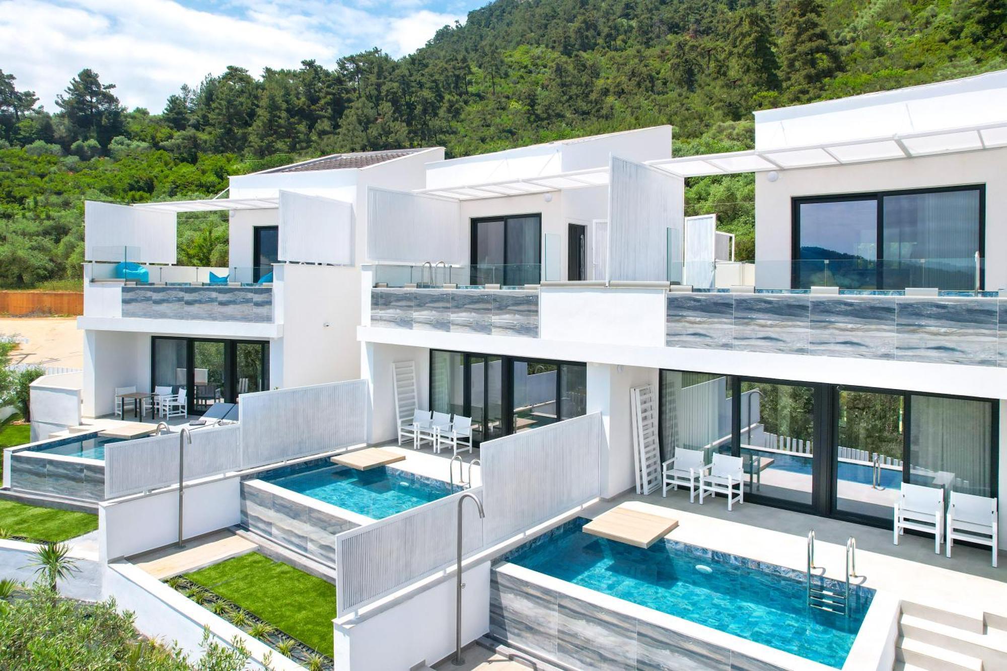 Mythodea Prive Luxury Suites Khrysi Ammoudia Eksteriør bilde