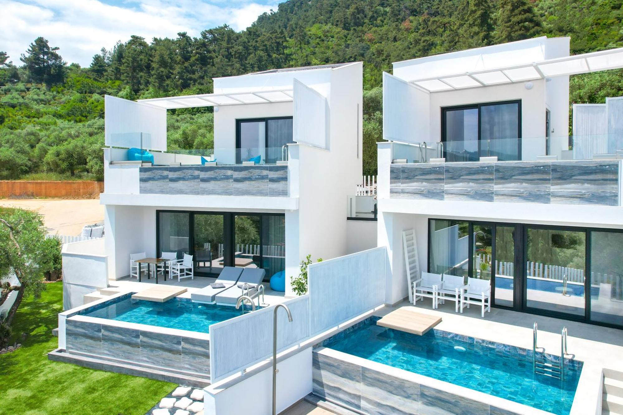 Mythodea Prive Luxury Suites Khrysi Ammoudia Eksteriør bilde