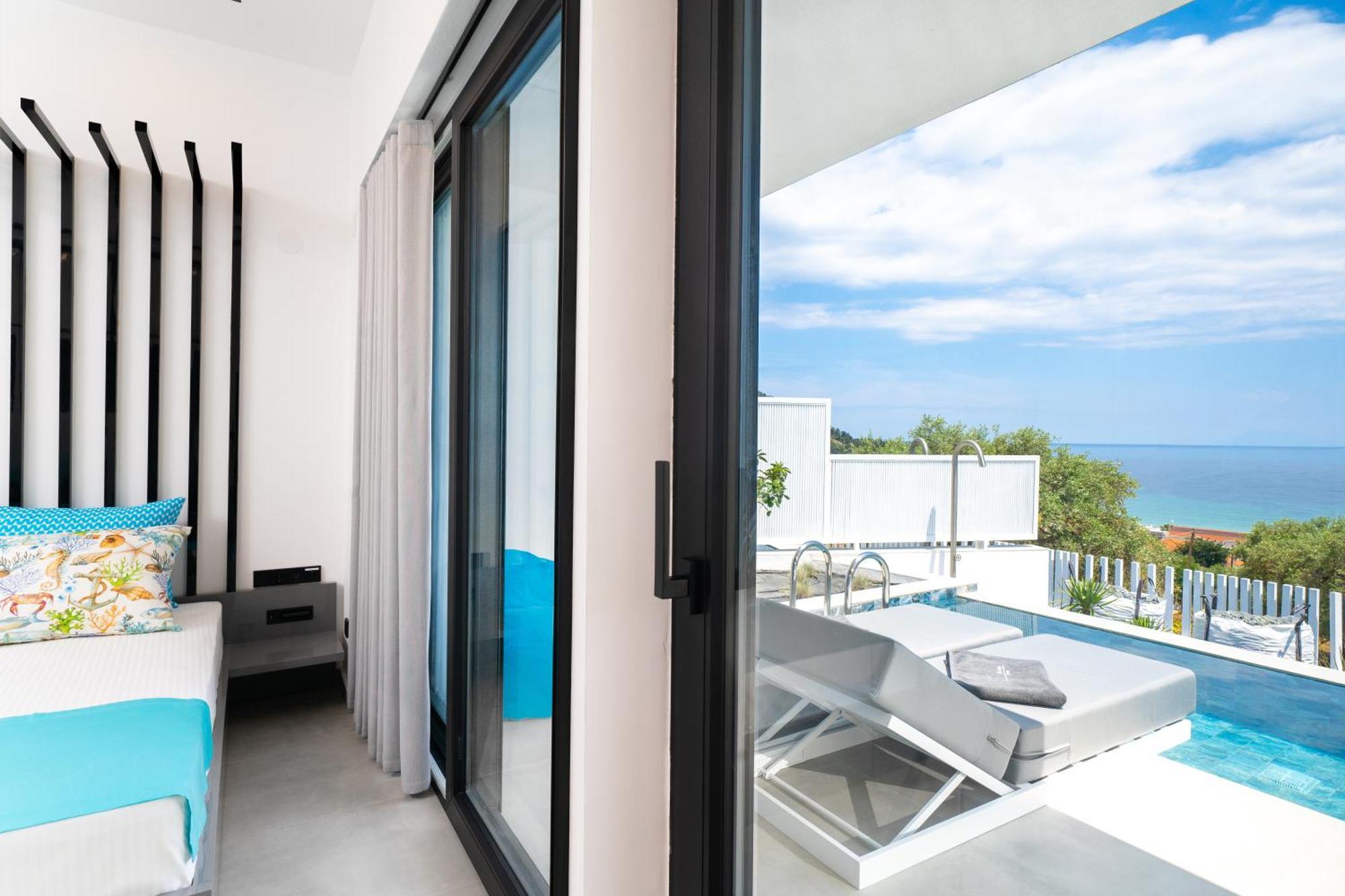 Mythodea Prive Luxury Suites Khrysi Ammoudia Eksteriør bilde