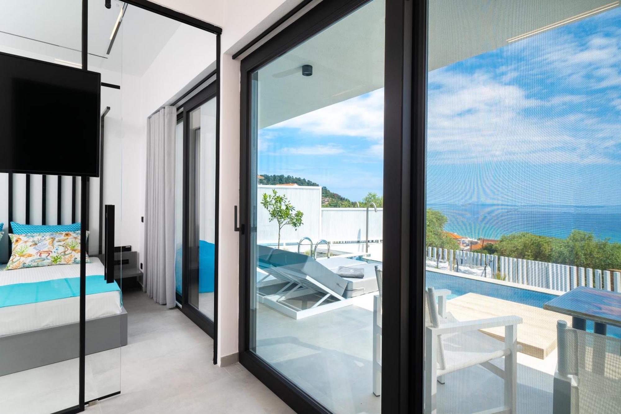 Mythodea Prive Luxury Suites Khrysi Ammoudia Eksteriør bilde